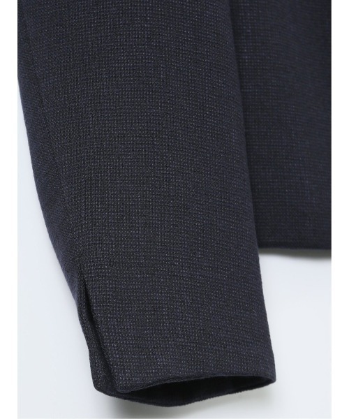 m.f.editorial(エムエフエディトリアル)の「【ストレッチ セレモニー ハレの日】m.f.エディトリアルレディース スラブシャーク ノーカラージャケット(スーツジャケット・レディース・ネイビー/グレー・X-LARGE/LARGE/MEDIUM)」の21枚目の写真