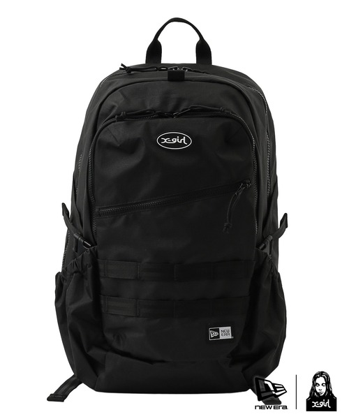 NEW ERA(ニューエラ)の「X-girl × NEW ERA(R) OVAL LOGO RUBBER PATCH URBAN PACK(バックパック/リュック・レディース・ブラック・ONE SIZE)」の2枚目の写真