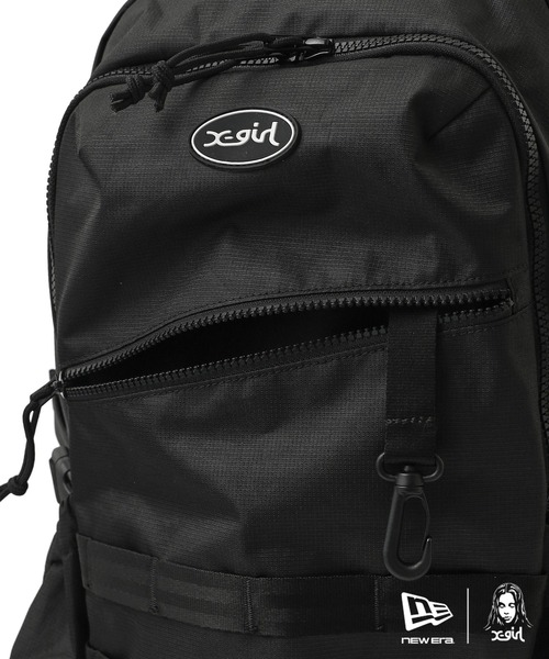 NEW ERA(ニューエラ)の「X-girl × NEW ERA(R) OVAL LOGO RUBBER PATCH URBAN PACK(バックパック/リュック・レディース・ブラック・ONE SIZE)」の11枚目の写真