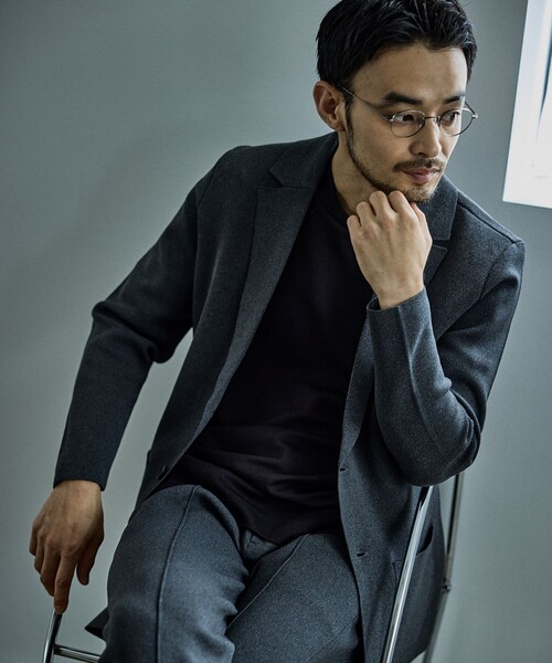 JUN STANDARD PICKS(ジュンスタンダードピックス)の「ミラノリブGOOD FITパンツ/セットアップ対応(その他パンツ・メンズ・グレー/グレー系その他/ブラック・LL/M/L)」の19枚目の写真