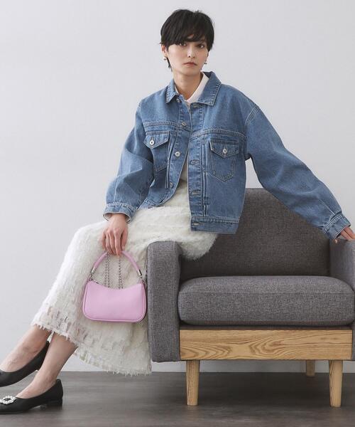 OPAQUE.CLIP（オペークドットクリップ）の「デニムジャケット【洗濯機OK】（デニムジャケット・レディース・ブルー系その他/ブルー・38/40）」の11枚目の写真