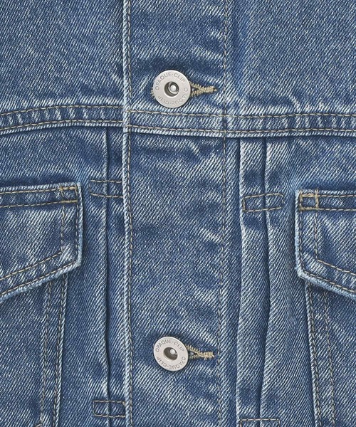 OPAQUE.CLIP（オペークドットクリップ）の「デニムジャケット【洗濯機OK】（デニムジャケット・レディース・ブルー系その他/ブルー・38/40）」の12枚目の写真