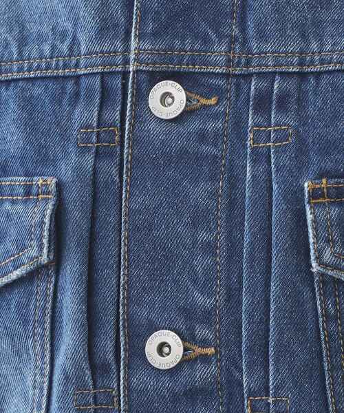 OPAQUE.CLIP（オペークドットクリップ）の「デニムジャケット【洗濯機OK】（デニムジャケット・レディース・ブルー系その他/ブルー・38/40）」の16枚目の写真