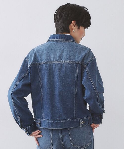OPAQUE.CLIP（オペークドットクリップ）の「デニムジャケット【洗濯機OK】（デニムジャケット・レディース・ブルー系その他/ブルー・38/40）」の19枚目の写真