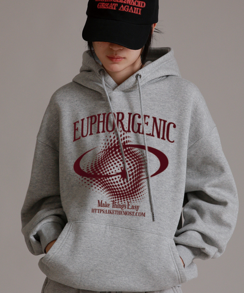 LIKE THE MOST（ライクザモースト）の「ジュピターオーバーサイズフードパーカー_メランジ（パーカー・レディース・その他・S/M/L/XL）」の5枚目の写真