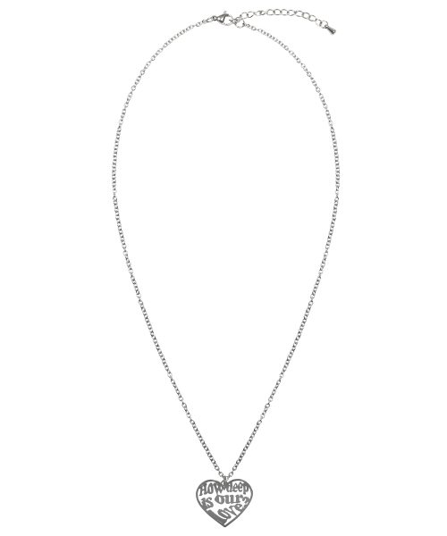 LUVISTRUE(ラヴイズトゥルー)の「SM LOGO NECKLACE(SILVER)(ネックレス・レディース・その他・FREE)」の1枚目の写真