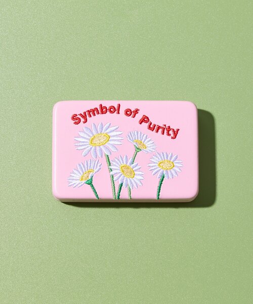 BIRTHDAY BAR（バースデイバー）の「flower刺繍ケース（ポーチ・レディース・イエロー/ピンク/シルバー・0）」の10枚目の写真