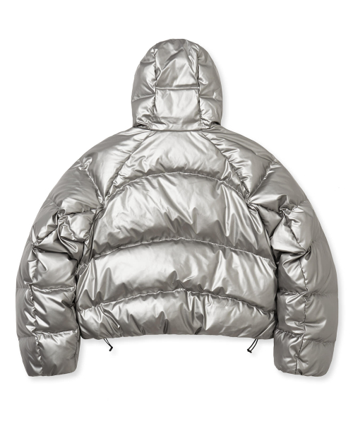 BROWNBREATH(ブラウンブレス)の「W CROP HOODIE DOWN JUMPER - SILVER(ダウンジャケット/コート・レディース・その他・S)」の2枚目の写真