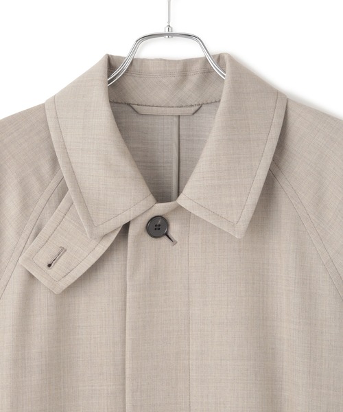 ADAM ET ROPE'（アダムエロペ）の「【サステナブル】バルマカーンマキシコート（ステンカラーコート・レディース・ベージュ・36/38）」の16枚目の写真