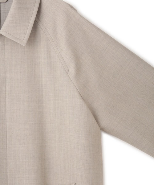 ADAM ET ROPE'（アダムエロペ）の「【サステナブル】バルマカーンマキシコート（ステンカラーコート・レディース・ベージュ・36/38）」の17枚目の写真