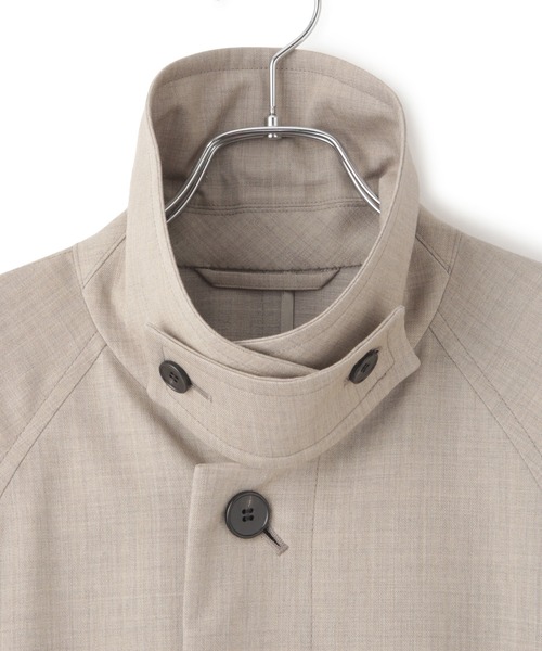 サステナブル】バルマカーンマキシコート（ステンカラーコート）｜ADAM