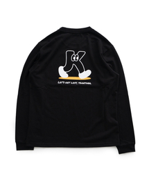 KITRAVEL（キートラベル）の「ウォーキングKグラフィックTシャツ（ブラック）（Tシャツ/カットソー）」