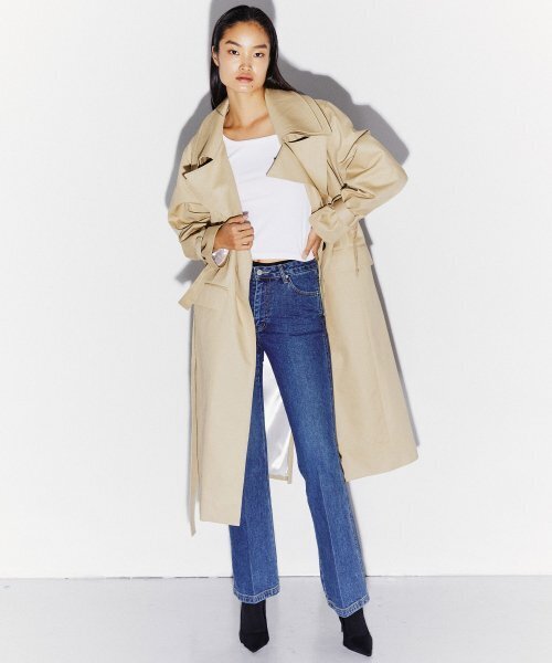 KIMDOH(キムド)の「COTTON TWILL TRENCH COAT BEIGE(トレンチコート・レディース・その他・FREE)」の1枚目の写真