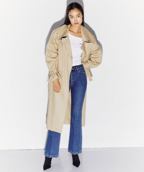 KIMDOH(キムド)の「COTTON TWILL TRENCH COAT BEIGE(トレンチコート・レディース・その他・FREE)」の3枚目の写真