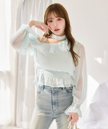 one after another NICE CLAUP（ワンアフターアナザーナイスクラップ）の「2WAYワンショルブラウス（シャツ/ブラウス）」