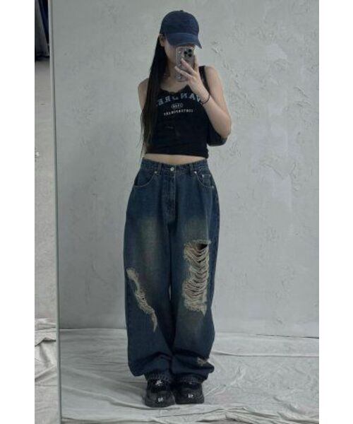 AVANDRESS(アバンドレス )の「Vintage Lace Sleeveless BLACK(Tシャツ/カットソー・レディース・ブラック・SMALL/MEDIUM)」の4枚目の写真