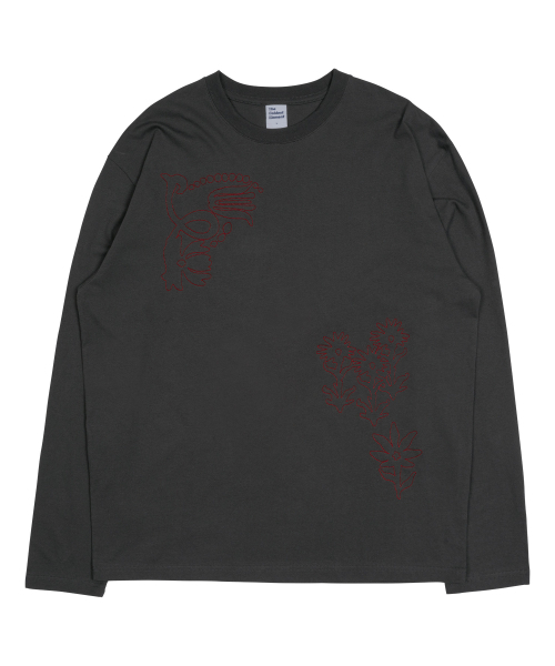THECOLDESTMOMENT(ザコールデストモーメント)の「TCM garden long sleeve (charcoal)(Tシャツ/カットソー・レディース・その他・L)」の1枚目の写真