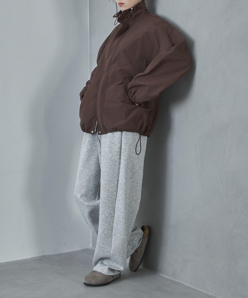 feepur(フェピュール)の「ダブルジップナイロンブルゾン(ナイロンジャケット・レディース・ブラック/ブラウン・MEDIUM)」の16枚目の写真