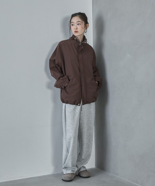 feepur(フェピュール)の「ダブルジップナイロンブルゾン(ナイロンジャケット・レディース・ブラック/ブラウン・MEDIUM)」の17枚目の写真