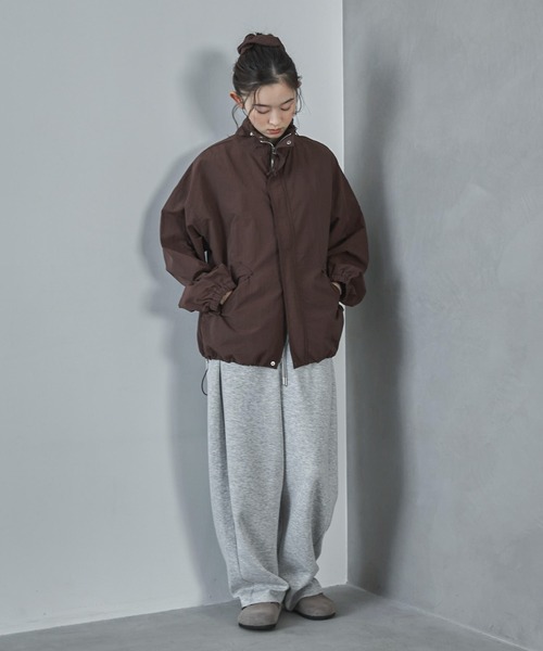 feepur(フェピュール)の「ダブルジップナイロンブルゾン(ナイロンジャケット・レディース・ブラック/ブラウン・MEDIUM)」の19枚目の写真