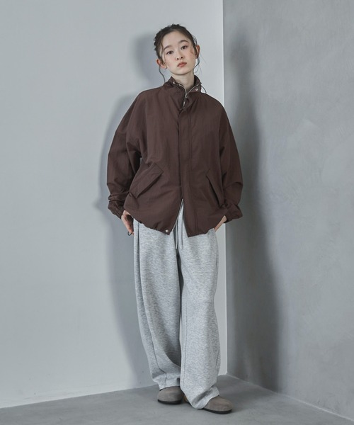 feepur(フェピュール)の「ダブルジップナイロンブルゾン(ナイロンジャケット・レディース・ブラック/ブラウン・MEDIUM)」の18枚目の写真