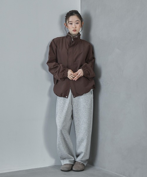 feepur(フェピュール)の「ダブルジップナイロンブルゾン(ナイロンジャケット・レディース・ブラック/ブラウン・MEDIUM)」の20枚目の写真