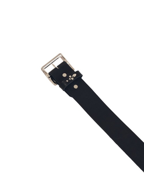 EFFECTEN(エフェクテン)の「【EFFECTEN】UTILITY Studs Leather Belt(ベルト・メンズ・ブラック・FREE/34inc)」の9枚目の写真