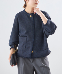 meriミーリーブッチャーノーカラージャケットジャーナルスタンダード冠婚葬祭 JOURNAL STANDARD｜ジャーナルスタンダードのジャケット・スーツ