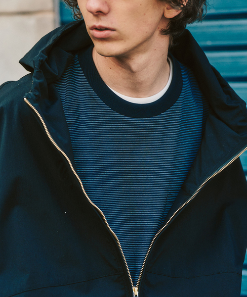 417 EDIFICE（フォーワンセブンエディフィス）の「ワッシャーナイロン utility パーカー（マウンテンパーカー・メンズ・ベージュ/ブラック・SMALL/MEDIUM/LARGE）」の10枚目の写真