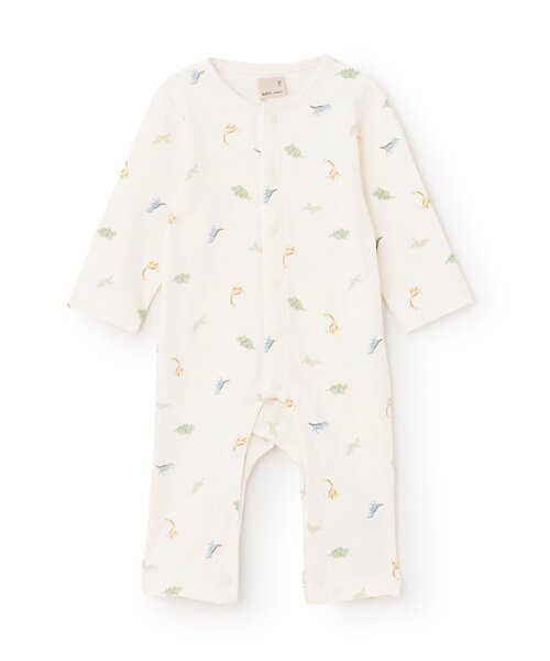 petit main（プティマイン）の「【GOODPRICE】長袖カバーオール（ロンパース・キッズ・オフホワイト/ライトブルー/ネイビー/ライトグリーン/カラフル/クリーム・80ｃｍ/70cm）」の6枚目の写真