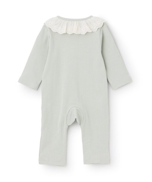 petit main（プティマイン）の「【GOODPRICE】長袖カバーオール（ロンパース・キッズ・オフホワイト/ライトブルー/ネイビー/ライトグリーン/カラフル/クリーム・80ｃｍ/70cm）」の8枚目の写真