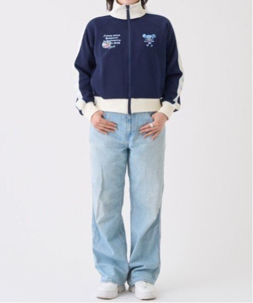 ナルミヤキャラクターズ（ナルミヤキャラクターズ）の「ミントくん トラックジャケット（ジャージ・レディース・ネイビー・F）」の19枚目の写真