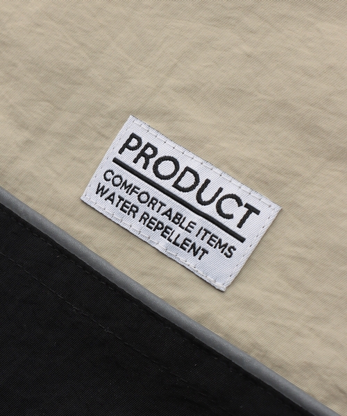 b・ROOM（ビールーム）の「【スクール対応】【撥水・防汚・耐久・UV】シューズバッグ(反射シート付き)（バックパック/リュック・キッズ・カーキ/ブラック/ベージュ/チャコール/ブルーグリーン/ダークオレンジ・F）」の10枚目の写真