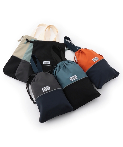 b・ROOM（ビールーム）の「【スクール対応】【撥水・防汚・耐久・UV】シューズバッグ(反射シート付き)（バックパック/リュック・キッズ・カーキ/ブラック/ベージュ/チャコール/ブルーグリーン/ダークオレンジ・F）」の12枚目の写真