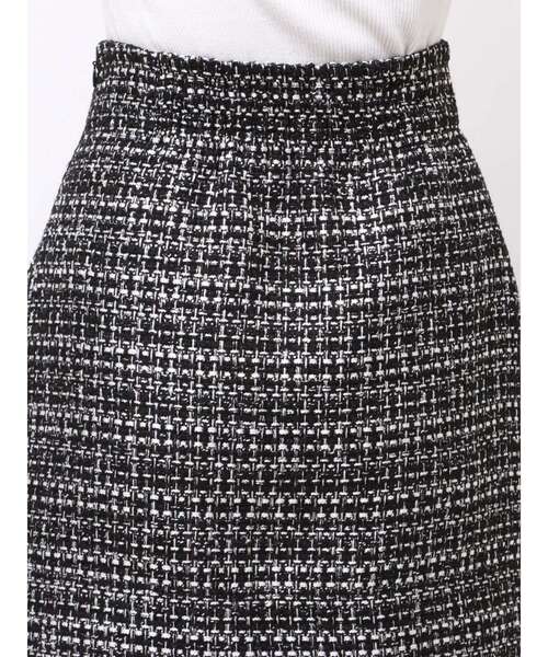 MERCURYDUO（マーキュリーデュオ）の「ツイード台形ミニスカート（スカート・レディース・オフホワイト/ミント・SMALL/MEDIUM）」の10枚目の写真