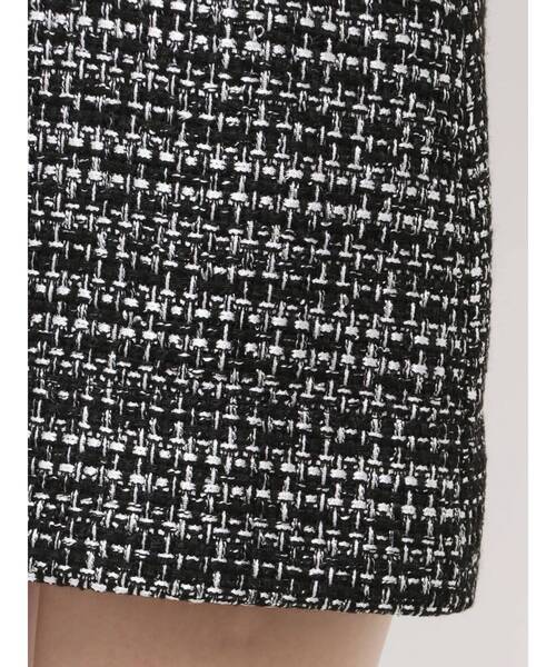 MERCURYDUO（マーキュリーデュオ）の「ツイード台形ミニスカート（スカート・レディース・オフホワイト/ミント・SMALL/MEDIUM）」の8枚目の写真