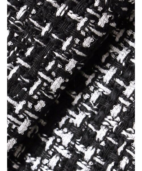 MERCURYDUO（マーキュリーデュオ）の「ツイード台形ミニスカート（スカート・レディース・オフホワイト/ミント・SMALL/MEDIUM）」の7枚目の写真