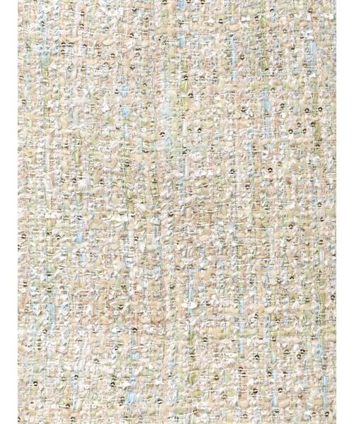 MERCURYDUO（マーキュリーデュオ）の「ツイード台形ミニスカート（スカート・レディース・オフホワイト/ミント・SMALL/MEDIUM）」の4枚目の写真