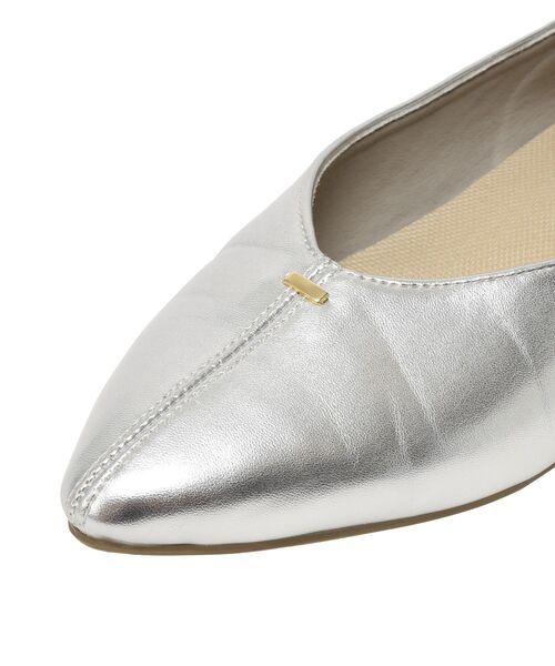 AMERICAN HOLIC（アメリカンホリック）の「【整履き】フラットパンプス（パンプス・レディース・ベージュ/ブラック/シルバー・M/L/S）」の14枚目の写真