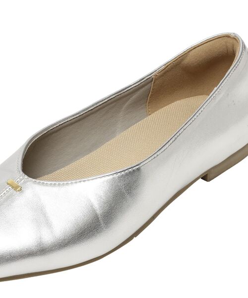 AMERICAN HOLIC（アメリカンホリック）の「【整履き】フラットパンプス（パンプス・レディース・ベージュ/ブラック/シルバー・M/L/S）」の13枚目の写真