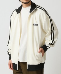ARCADE（アーケード）の「春 トラックジャケット/2本ライン ハイネックジャージ ロゴ刺繍デザイン LOCK HEAVEN（ジャージ）」