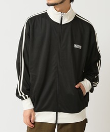 ARCADE（アーケード）の「春 トラックジャケット/2本ライン ハイネックジャージ ロゴ刺繍デザイン LOCK HEAVEN（ジャージ）」