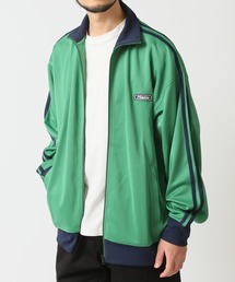 ARCADE（アーケード）の「春 トラックジャケット/2本ライン ハイネックジャージ ロゴ刺繍デザイン LOCK HEAVEN（ジャージ）」