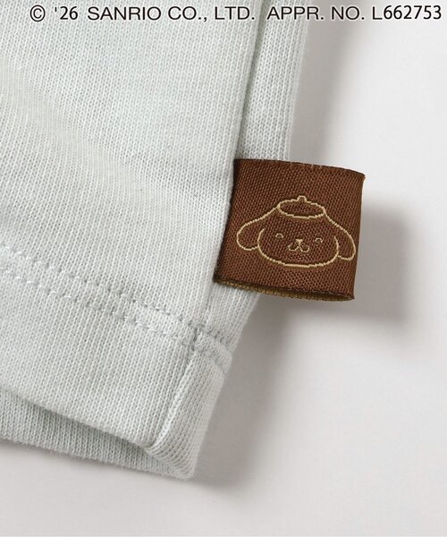 Seraph（セラフ）の「ポムポムプリン　リンガーTシャツ（Tシャツ/カットソー・キッズ・ミント/ベージュ・140/130/120/110/100/90/80）」の17枚目の写真