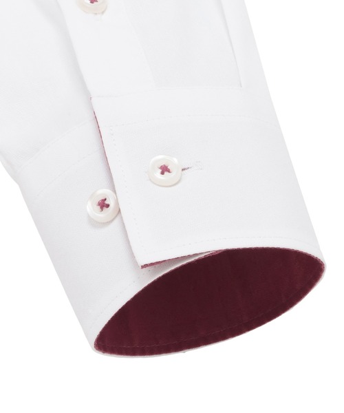 TOKYO SHIRTS（トウキョウシャツ）の「【透け防止】 形態安定ノンアイロン レギュラー 長袖ビジネスワイシャツ（ビジネスシャツ・レディース・ホワイト・S/M/L/LL/XL）」の2枚目の写真