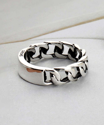 SHOVEOFF（ショーブオフ）の「シルバー92.5 SVR-G-629 シルバー92.5 無地 チェーン シルバーリング 5mm（リング）」