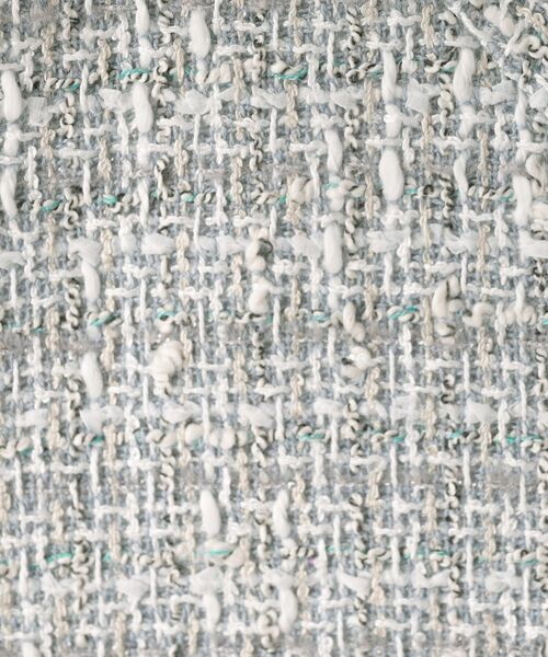 UNTITLED（アンタイトル）の「ツイードジップジャケット（ブルゾン・レディース・ライトグレー系3・00/01/02/03/04/44/48）」の6枚目の写真