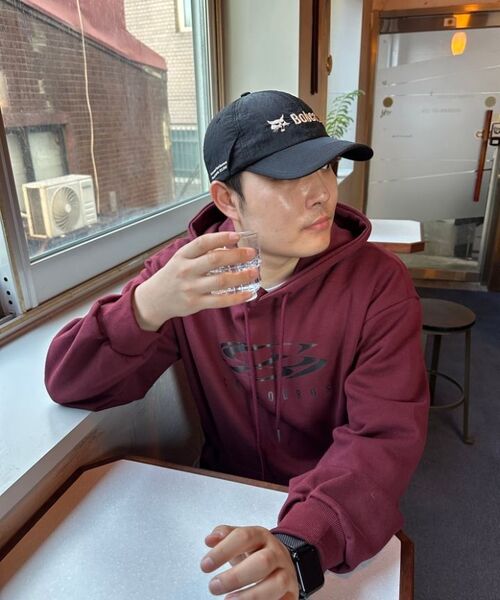 CARGOBROS(カーゴブロス)の「サークルロゴオーバーフィットフードTシャツ(ブラック)(パーカー・メンズ・その他・SMALL/MEDIUM/LARGE/X-LARGE/S-M/M-L/L-XL/XL-XXL)」の7枚目の写真