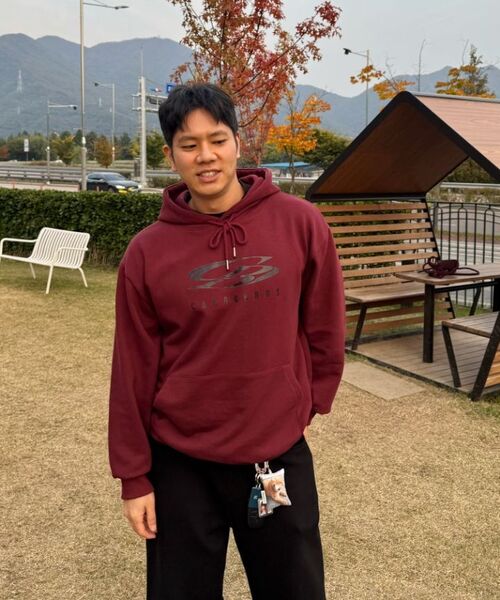 CARGOBROS(カーゴブロス)の「サークルロゴオーバーフィットフードTシャツ(ブラック)(パーカー・メンズ・その他・SMALL/MEDIUM/LARGE/X-LARGE/S-M/M-L/L-XL/XL-XXL)」の8枚目の写真