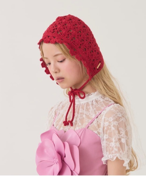 kaorinomori(カオリノモリ)の「kaorinomori フィーユボンネ ルミ / カオリノモリ(ハット・レディース・ネイビー/レッド/ホワイト・FREE)」の3枚目の写真